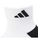 アディダス（adidas）アンクル ファンクショナルソックス 2足組 MIP98-KV7527 W/BLK