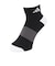 アディダス（adidas）アンクル ファンクショナルソックス 2足組 MIP98-KV7531 BLK/W