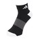 アディダス（adidas）アンクル ファンクショナルソックス 2足組 MIP98-KV7531 BLK/W
