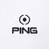 ピン（PING）ゴルフウェア 凸凹 ストライプジャガード 半袖ポロシャツ 621-6160307-030