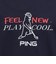 ピン（PING）モックネック ゴルフ SNAPTEX カノコ インレー Mr.PINGプリント 半袖ハイネックカットソー 621-6167401-120