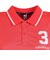 アディダス（adidas）ゴルフウェア アシンメトリーストライプス シャツ OGH90-KM2218 RED