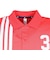 アディダス（adidas）ゴルフウェア フロントストライプス 半袖シャツ OGH91-KM2217 RED