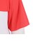 アディダス（adidas）ゴルフウェア 接触冷感 モックネック 半袖 メンズ カラーブロック シャツ OGH94-KM2222 RED