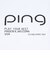 ピン（PING）モックネック ゴルフ テラ鹿の子 半袖ハイネックシャツ 622-6167600-030