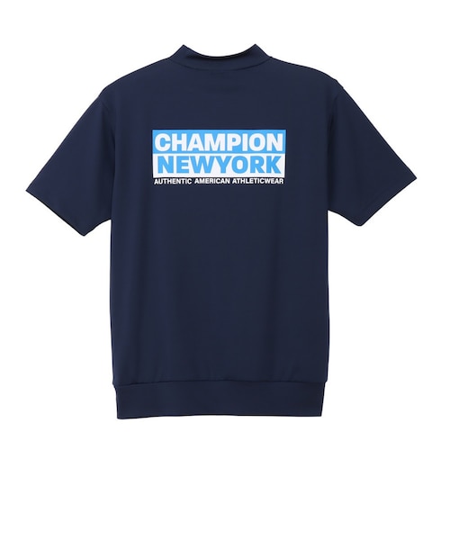 チャンピオン（CHAMPION）ゴルフウェア 吸水速乾 半袖 モックネック