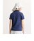 マンシングウエア（MUNSINGWEAR）ゴルフウェア Sunscreen NIR 高通気フットポイント総柄プリント半袖ポロシャツ MG6SHS40L NV00