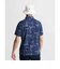 マンシングウエア（MUNSINGWEAR）ゴルフウェア Sunscreen NIR 高通気バンダナ総柄半袖ポロシャツ MG6SHS43M NV00
