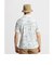 マンシングウエア（MUNSINGWEAR）ゴルフウェア Sunscreen NIR 高通気ミネアポリス総柄半袖ポロシャツ MG6SHS46M WH00