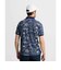 マンシングウエア（MUNSINGWEAR）ゴルフウェア Sunscreen NIR 高通気ミネアポリス総柄半袖ポロシャツ MG6SHS46M NV00