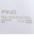 ピン（PING）ゴルフウェア 吸水速乾 接触冷感 ロゴジャカード襟 半袖ハイネックシャツ 622-6267700-030