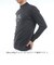 トミーヒルフィガー（TOMMY HILFIGER）ゴルフウェア ワッフル 長袖モックシャツ THMA655-BLK