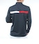 トミーヒルフィガー（TOMMY HILFIGER）ゴルフウェア 針抜きジャガード フラッグモックシャツ THMA661-NVY
