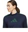 アディダス（adidas）ゴルフウェア スリーストライプス モックネック 長袖シャツ WX566-KG2175 NVY