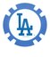 エムエルビー（MLB）ゴルフ MLBマグネットマーカー ロサンゼルス・ドジャース LA-MGN01/BLUE