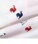ルコックスポルティフ（lecoqsportif）ゴルフウェア 吸汗 総柄 長袖モックネックシャツ LG6FLS50L WH00