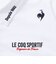 ルコックスポルティフ（lecoqsportif）ゴルフウェア 吸汗速乾 マーキングデザイン 長袖ポロシャツ LG6FLS00M WH00