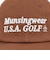 マンシングウエア（MUNSINGWEAR）帽子 ロゴデザインキャップ MG6FCP00M BG00