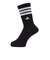 アディダス（adidas）クルー丈 スリーストライプス クッションソックス KO387-KF0463BLK
