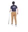 ジ・オープン（THE OPEN）ゴルフウェア 吸水速乾 クールコア 半袖 モックネック Tシャツ 174-21143-098