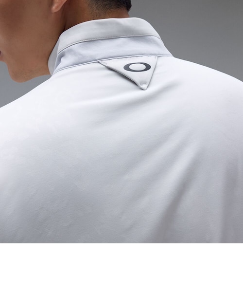 オークリー（OAKLEY）ゴルフウェア SKULL EMBOSSED 長袖モックシャツ