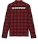 ルコックスポルティフ（lecoqsportif）ゴルフウェア チェック柄長袖シャツ LG6FLS01L RD00