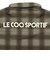 ルコックスポルティフ（lecoqsportif）ゴルフウェア チェック柄長袖シャツ LG6FLS01L BG00