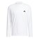 アディダス（adidas）ゴルフウェア クライマクール ジャカード 長袖ポロシャツ MBJ37-KG9975 WH