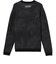 ルコックスポルティフ（lecoqsportif）ゴルフウェア リーフ柄ジャカード長袖クルーネックセーター LG6FST00M BK00