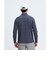 マンシングウエア（MUNSINGWEAR）ゴルフウェア 吸汗速乾モノグラム総柄プリント長袖ポロシャツ MG6FLS34M NV00