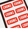 チャムス（CHUMS）ステッカー チャムスロゴ ミニ Sticker CHUMS Logo Mini CH62-0089