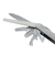 ビクトリノックス（VICTORINOX）マルチツール スイスツール 64010 シルバー