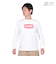 チャムス（CHUMS）高耐久 長袖Tシャツ ロンT ロゴロングスリーブTシャツ CH01-2273-W014 ホワイト 綿100 厚手