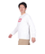 チャムス（CHUMS）高耐久 長袖Tシャツ ロンT ロゴロングスリーブTシャツ CH01-2273-W014 ホワイト 綿100 厚手