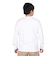 チャムス（CHUMS）高耐久 長袖Tシャツ ロンT ロゴロングスリーブTシャツ CH01-2273-W014 ホワイト 綿100 厚手
