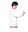 チャムス（CHUMS）高耐久 長袖Tシャツ ロンT ロゴロングスリーブTシャツ CH01-2273-W014 ホワイト 綿100 厚手
