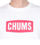 チャムス（CHUMS）高耐久 長袖Tシャツ ロンT ロゴロングスリーブTシャツ CH01-2273-W014 ホワイト 綿100 厚手