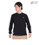 チャムス（CHUMS）高耐久 長袖Tシャツ ロンT HWYCロングスリーブTシャツ CH01-2276-K069 ブラック 綿100 袖ロゴ