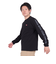 チャムス（CHUMS）高耐久 長袖Tシャツ ロンT HWYCロングスリーブTシャツ CH01-2276-K069 ブラック 綿100 袖ロゴ
