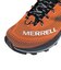 メレル（MERRELL）ゴアテックス トレッキングシューズ ハイカット 登山靴 ローグ ハイカー ミッド 037147 ORANGE ビブラムソール