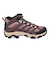 メレル（MERRELL）ゴアテックス トレッキングシューズ ミッドカット 登山靴 モアブ3 SYNTHETIC MID 500184 BURGUNDY ビブラ…