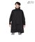 キウ（Kiu）レインコート ニュースタンダード レインポンチョ K163-900-R ブラック 収納袋付 防水ラミネート加工