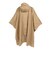 キウ（Kiu）レインコート レインポンチョ デイリー K319-911 ベージュ 収納袋付