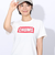 チャムス（CHUMS）ロゴ 半袖Tシャツ CH11-2277-W014 ホワイト×レッド