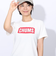 チャムス（CHUMS）ロゴ 半袖Tシャツ CH11-2277-W014 ホワイト×レッド