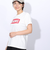 チャムス（CHUMS）ロゴ 半袖Tシャツ CH11-2277-W014 ホワイト×レッド