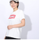チャムス（CHUMS）ロゴ 半袖Tシャツ CH11-2277-W014 ホワイト×レッド