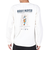 クリフメイヤー（KRIFF MAYER）長袖Tシャツ ロンT キャンプラビットプリントポケ 長袖Tシャツ 2317801-5:OFF ホワイト