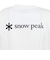 スノーピーク（snow peak）半袖Tシャツ バックプリントロゴTシャツ SPE-TS-23AU002 WH ホワイト