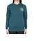 ザ・ノース・フェイス（THE NORTH FACE）長袖Tシャツ ロンT シンプル ロゴ NT82336X AE グリーン